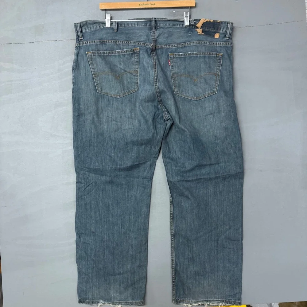 Levis 559 Relaxed Straight Jeans Mens 46x30‎ Medium Wash Blue Denim 01559-0731